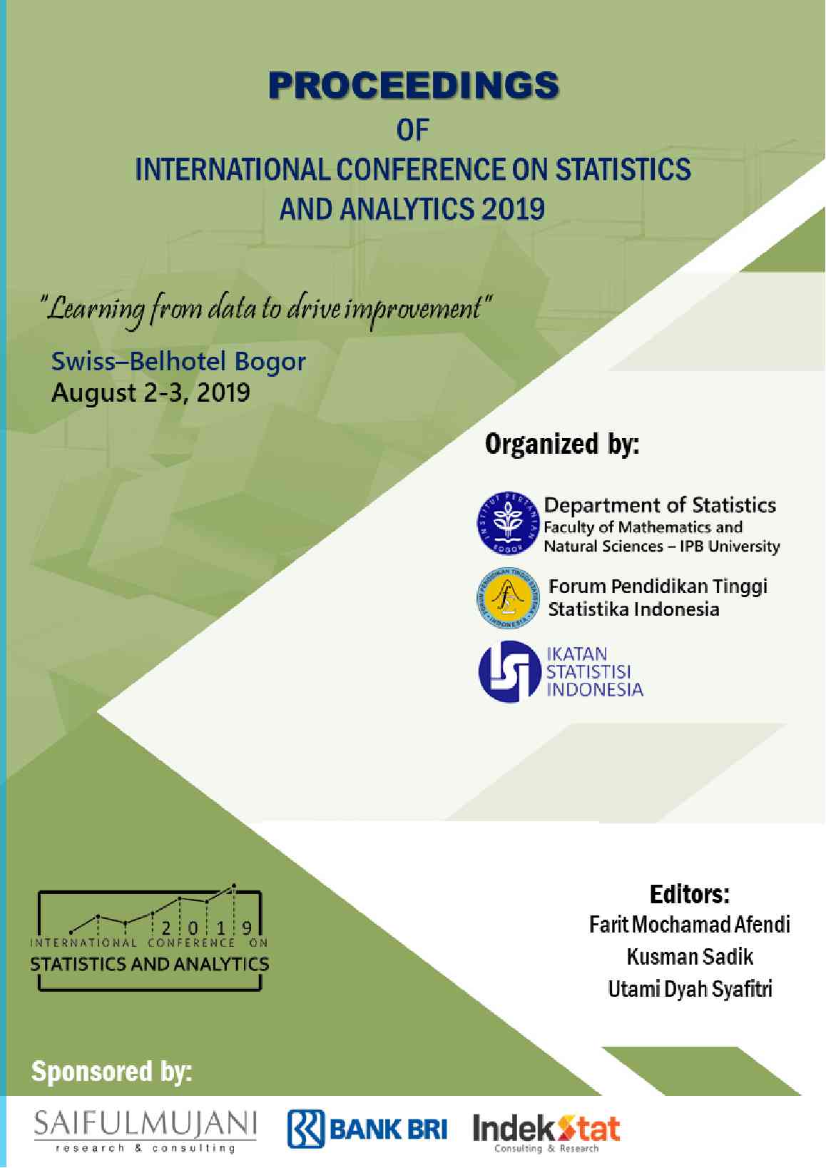 					View Proceeding of International Conference on Statistics and Analytics - 2019
				
